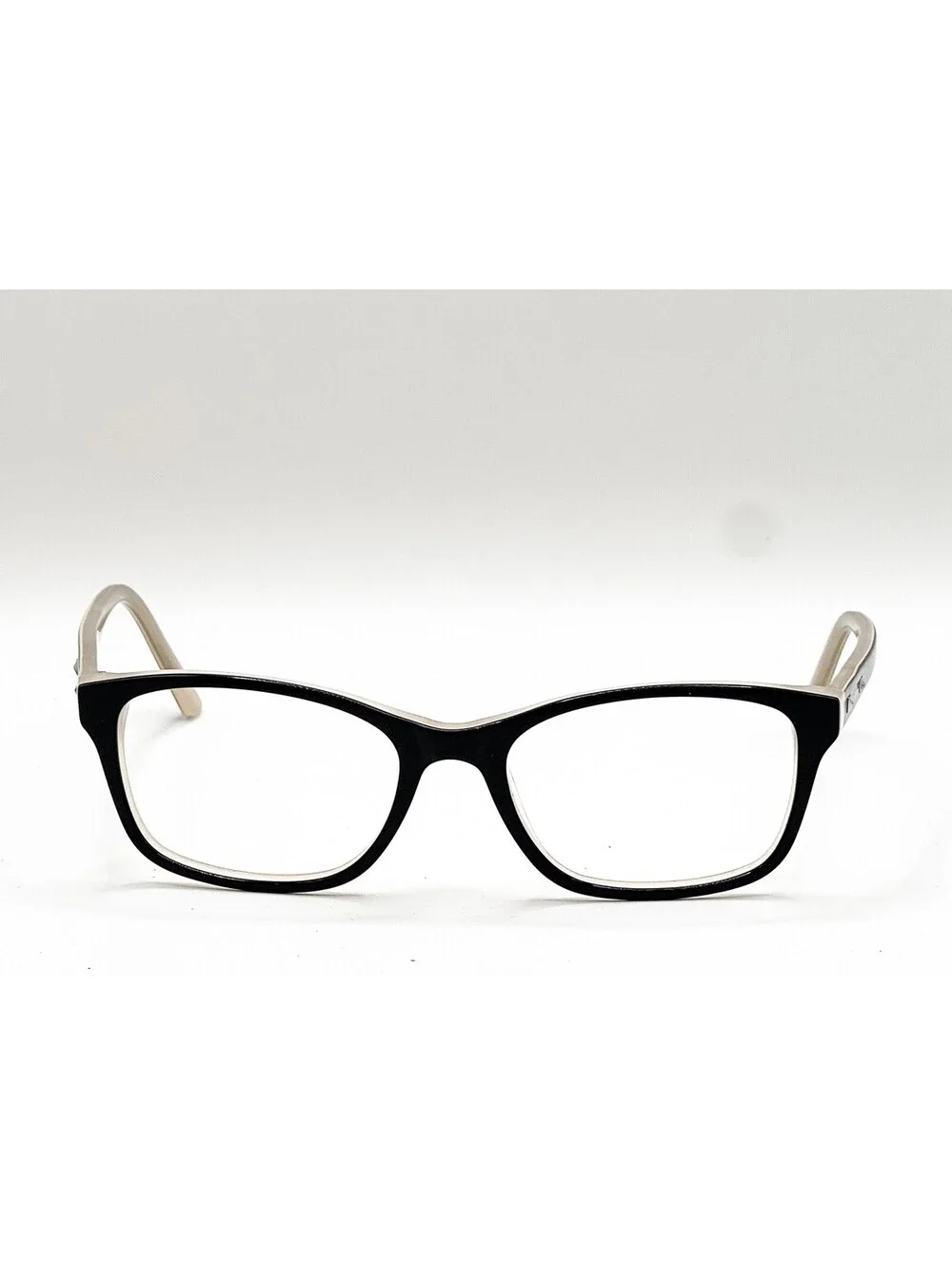 Bebe BB5075 001 Jet Black Rectangle Authentic Eyeglass Frames 52-17